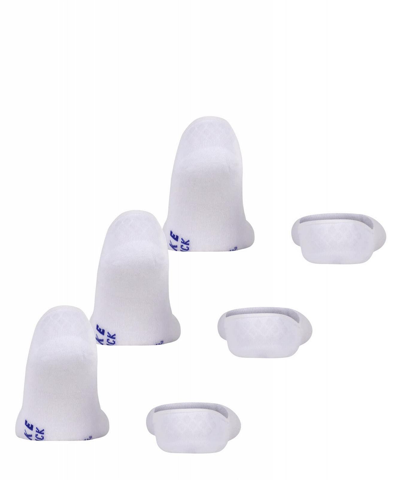 Носки FALKE Cool Kick Invisible 3-Pack U IN, белые, размер 42-43 (3 пары), фото №2