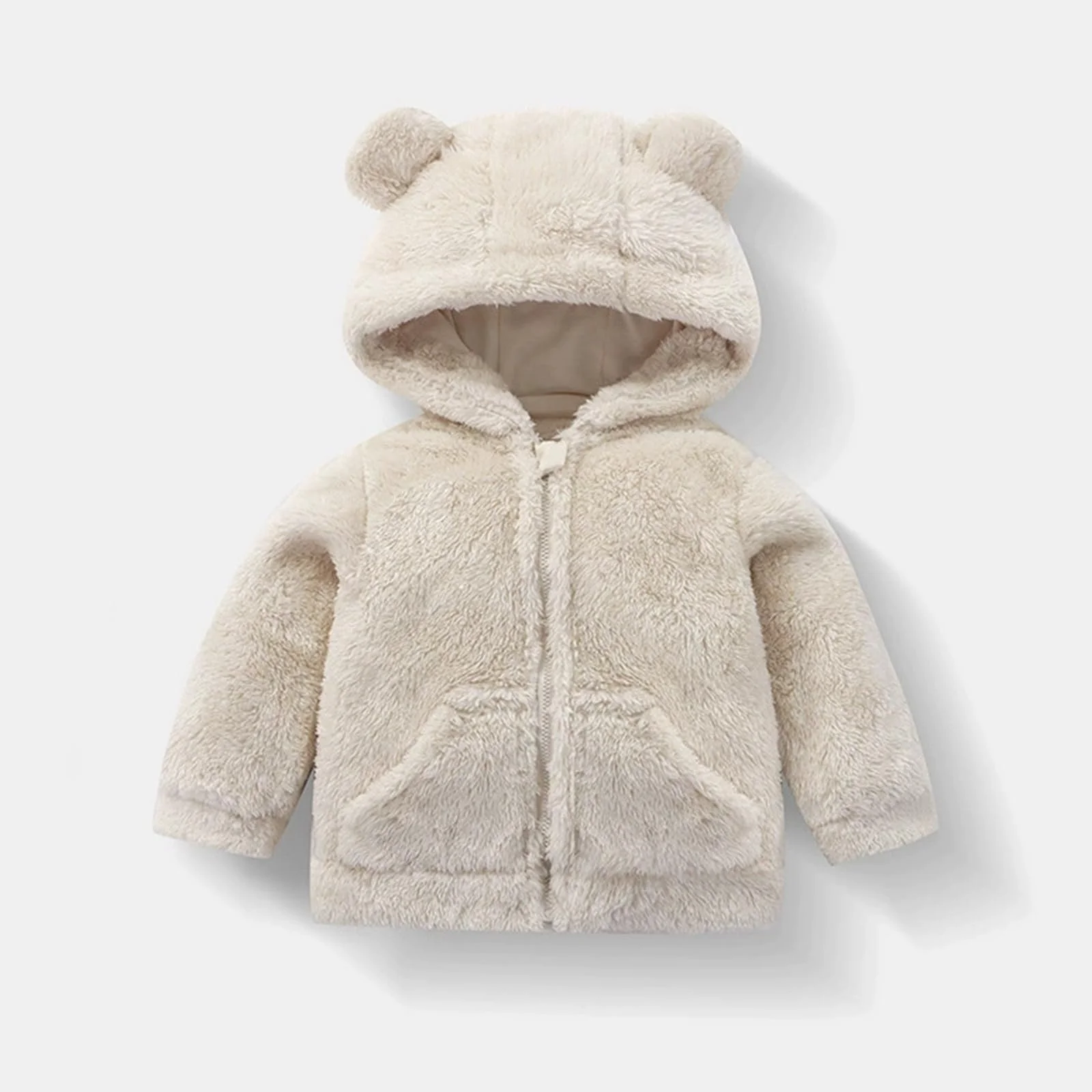 Зимняя куртка для мальчиков 170 - Флисовая куртка с капюшоном для мальчиков, теплая зимняя куртка на молнии для малышей, мягкая верхняя одежда с толстым капюшоном для холодной погоды, фото №3 Зимняя куртка для мальчиков 170 - Флисовая куртка с капюшоном для мальчиков, теплая зимняя куртка на молнии для малышей, мягкая верхняя одежда с толстым капюшоном для холодной погоды, фото №3