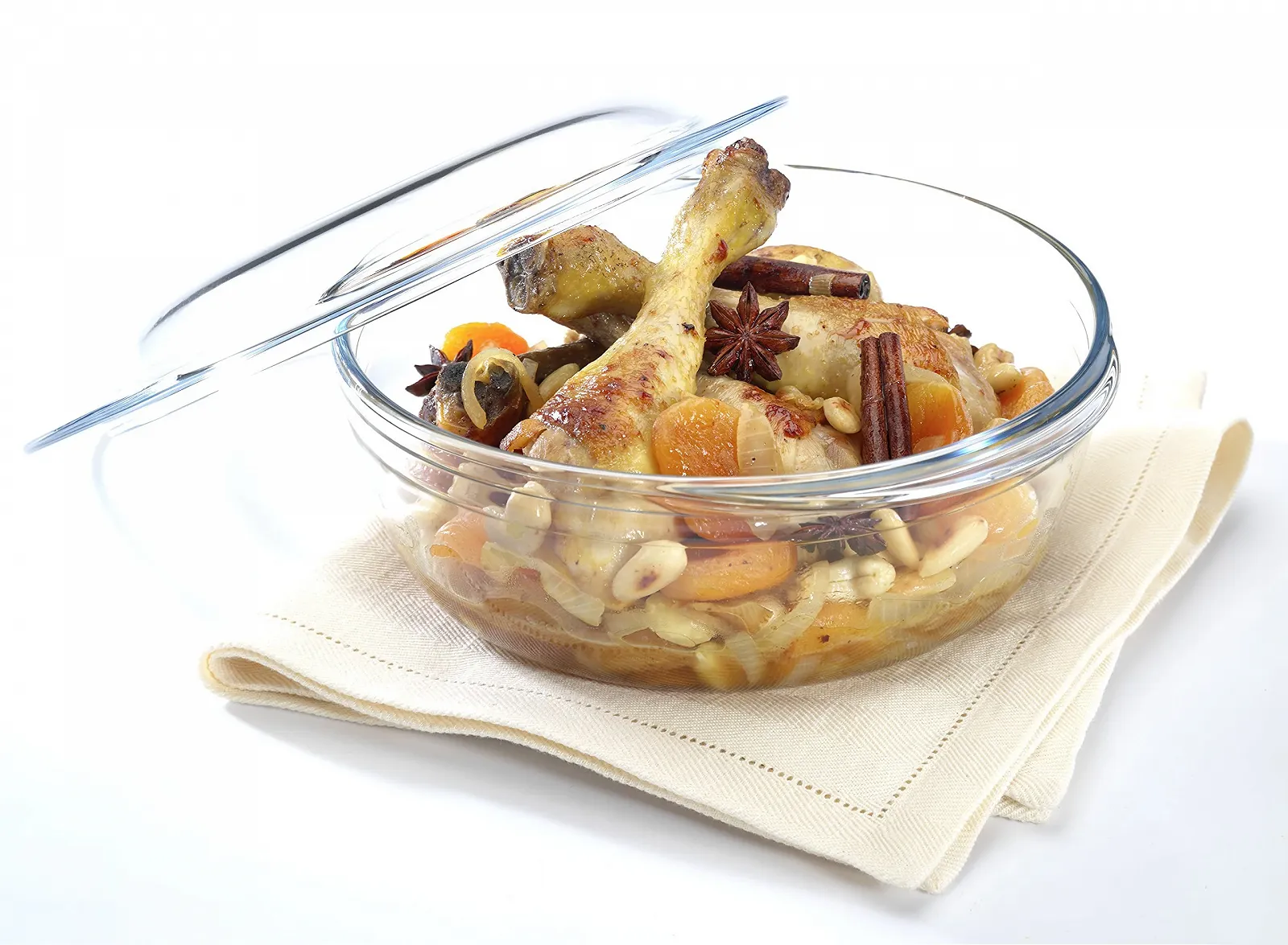 Кастрюля Arcuisine Classic PIREX стеклянная круглая с крышкой 2,3 л, фото №4 Кастрюля Arcuisine Classic PIREX стеклянная круглая с крышкой 2,3 л, фото №4