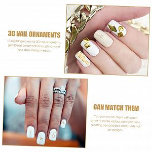 Серьги для ногтей с цифрами FRCOLOR 20 шт. Съемные украшения для ногтей, аксессуары для ногтей, гелевые наклейки для ногтей, клейкие вкладки для ногтей цена на synthetic.ua - Фото 1 Серьги для ногтей с цифрами FRCOLOR 20 шт. Съемные украшения для ногтей, аксессуары для ногтей, гелевые наклейки для ногтей, клейкие вкладки для ногтей synthetic.ua - Фото 1