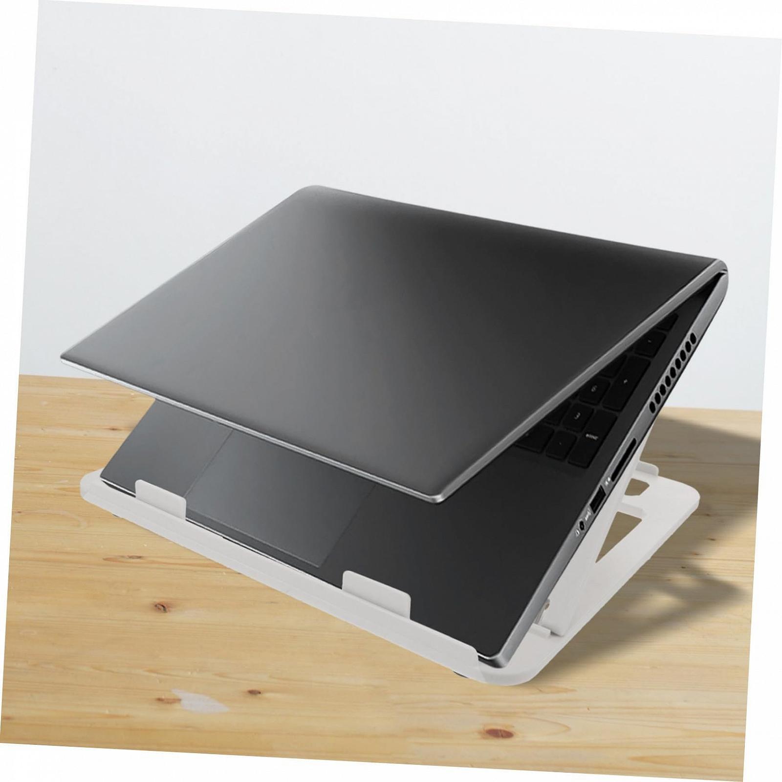 Регульована складна підставка для ноутбука з функцією охолодження, нековзкий стабільний, фото №5