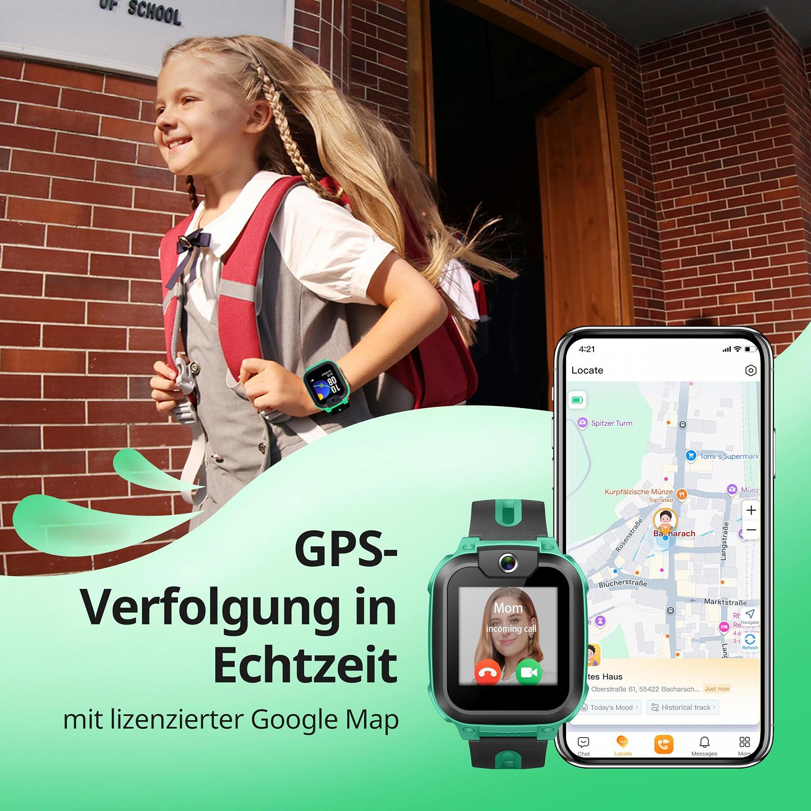 Смарт-часы детские imoo Watch Phone Z1 4G GPS Зеленый, фото №2