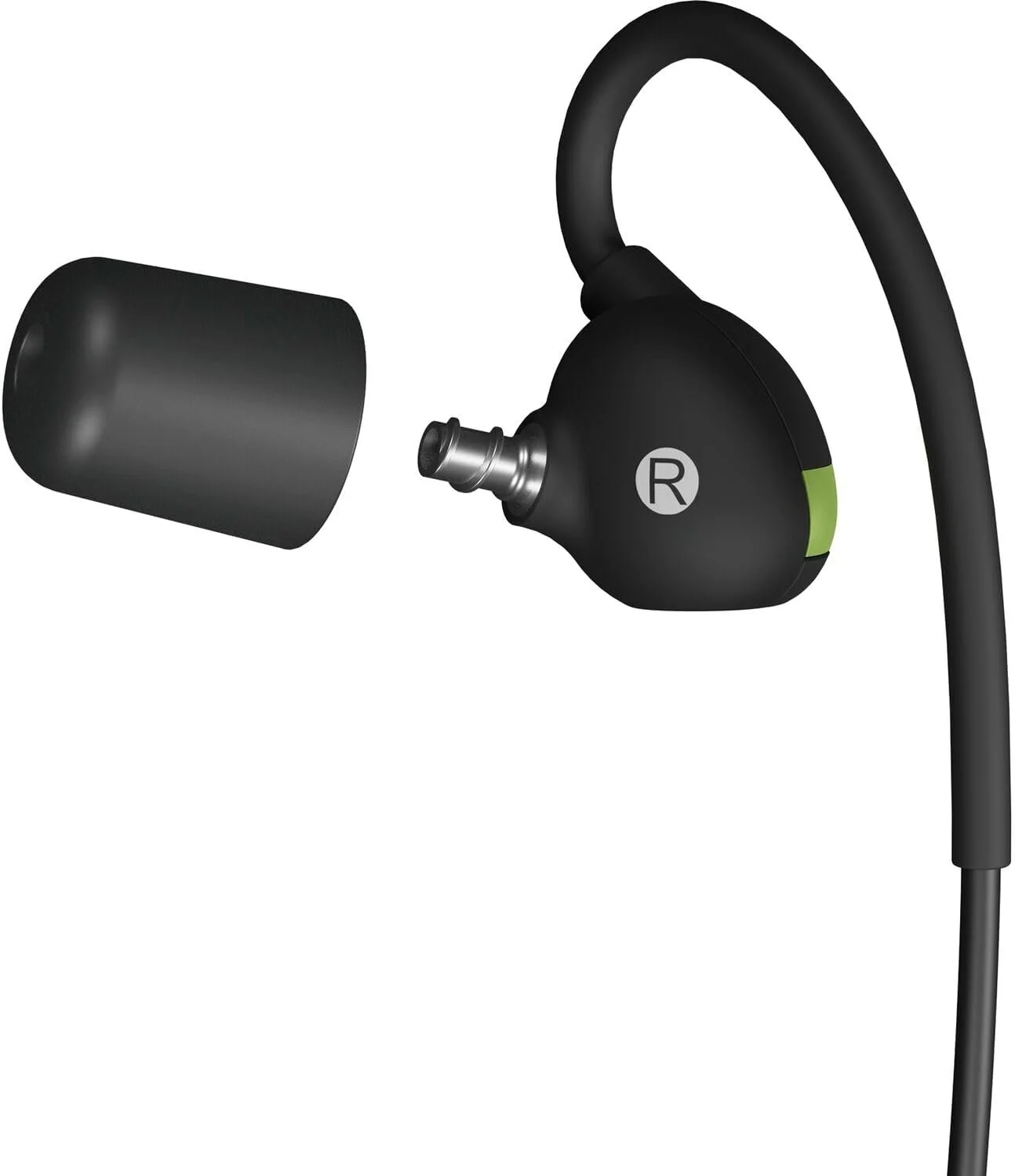 Безпровідні протишумові навушники ISOtunes PRO Aware IT39 / Bluetooth 5.0 / Активне шумозаглушення / Вологозахист IP67 / До 10 годин роботи / Чорно-зелений, фото №4