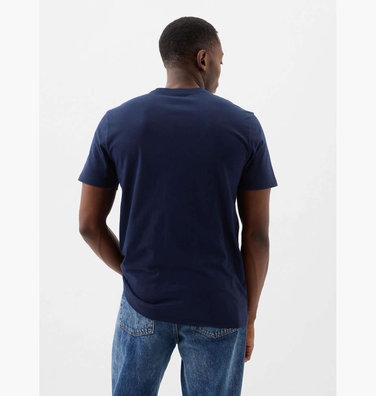 Футболка Gap Everyday Soft Crewneck Синий XL, фото №2