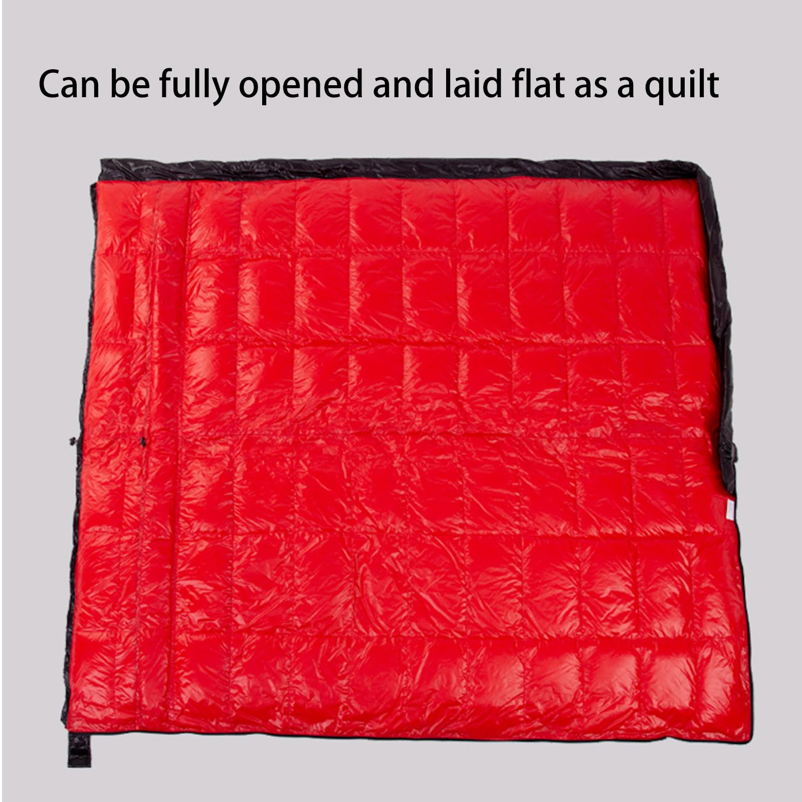 Спальный мешок для кемпинга Gänsedaunenschlafsack три сезона -10 ℃ ~ 5 ℃ 210 x 80 см ультралегкий портативный водонепроницаемый, фото №2