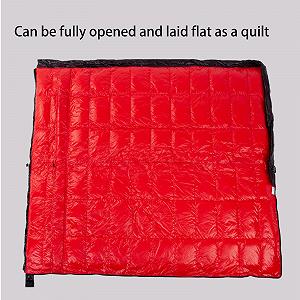 Спальный мешок для кемпинга Gänsedaunenschlafsack три сезона -10 ℃ ~ 5 ℃ 210 x 80 см ультралегкий портативный водонепроницаемый synthetic.ua - Фото 1
