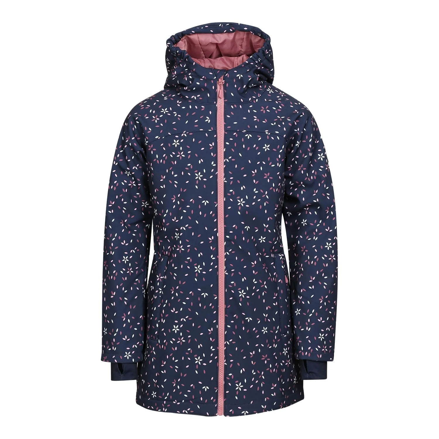 Детская зимняя куртка софтшелл Alpine Pro Ilemo с капюшоном, утепленная, водонепроницаемая, дышащая и очень теплая куртка со светоотражающими элементами, фото №1