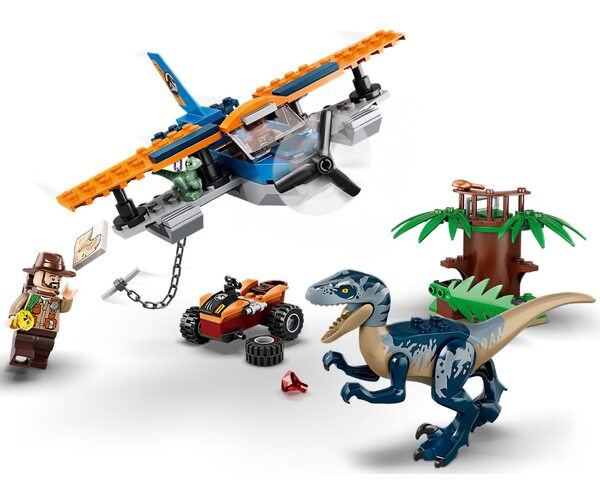 Конструктор LEGO Jurassic World Велоцираптор: спасение на биплане (75942), фото №3