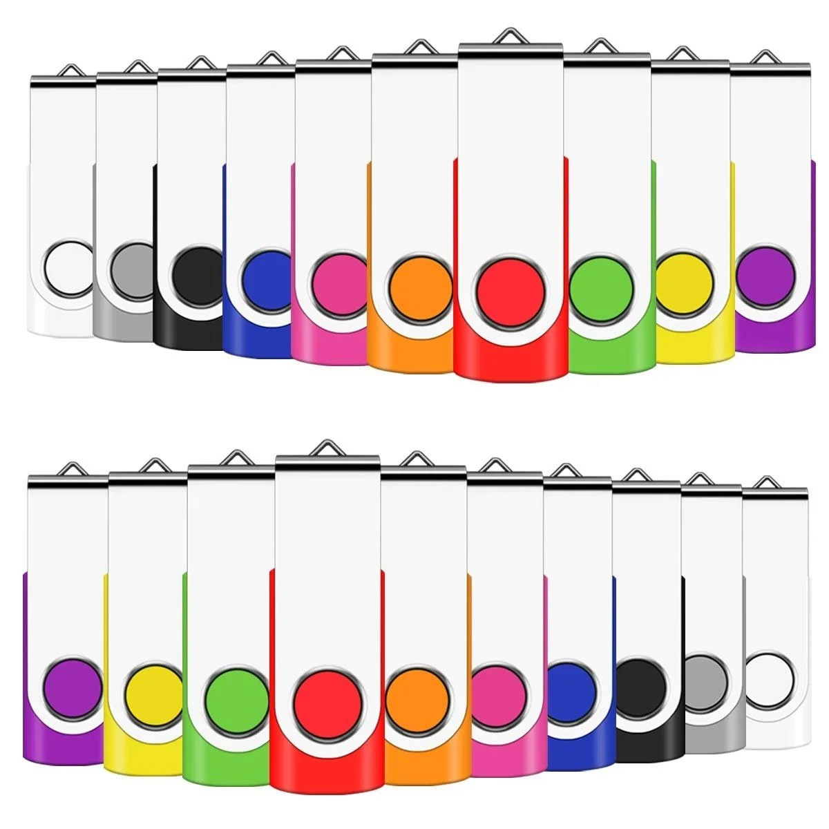 USB-накопичувачі 1GB 100 штук Multi-color, фото №1 USB-накопичувачі 1GB 100 штук Multi-color, фото №1