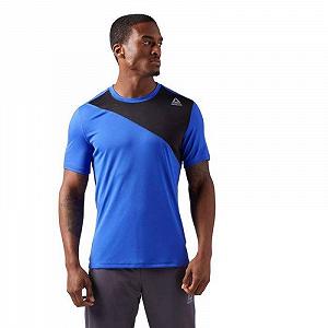 Футболка Reebok Wor Tech Top Blue S - Фото 1