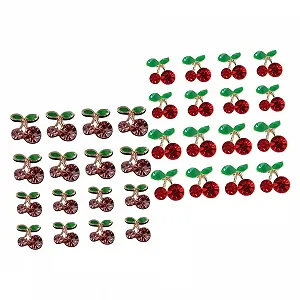 Украшения для ногтей Вишня FRCOLOR Набор 32 шт x 4 synthetic.ua - Фото 1