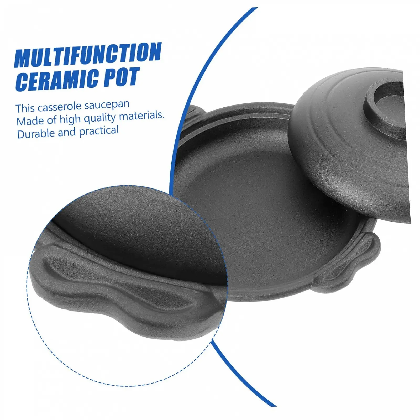 Керамическая кастрюля VALICLUD с антипригарным покрытием, фото №7