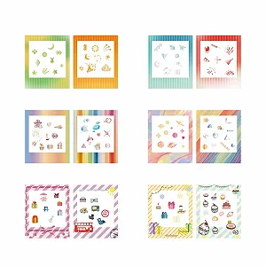 Наклейки 12 Square Foil Edge для Fujifilm Instax SQ40/SQ1/SQ6/SQ10/SQ20 - Фото 1