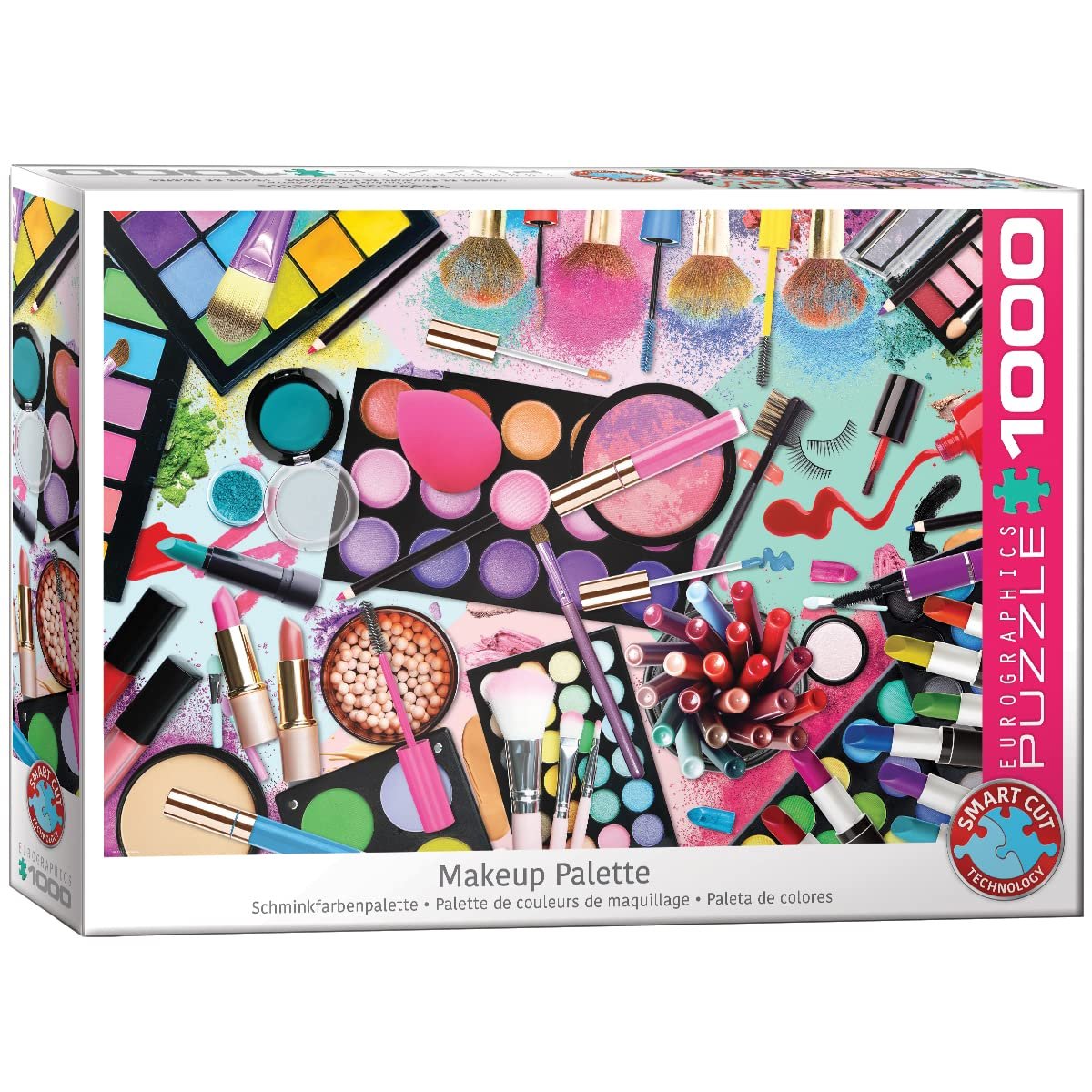 Пазл Eurographics Make-up paint palette 1000 елементів, фото №1