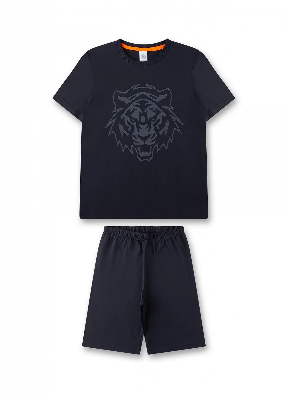 Піжама Sanetta для хлопчиків, шорти, темно-синя, фото №1