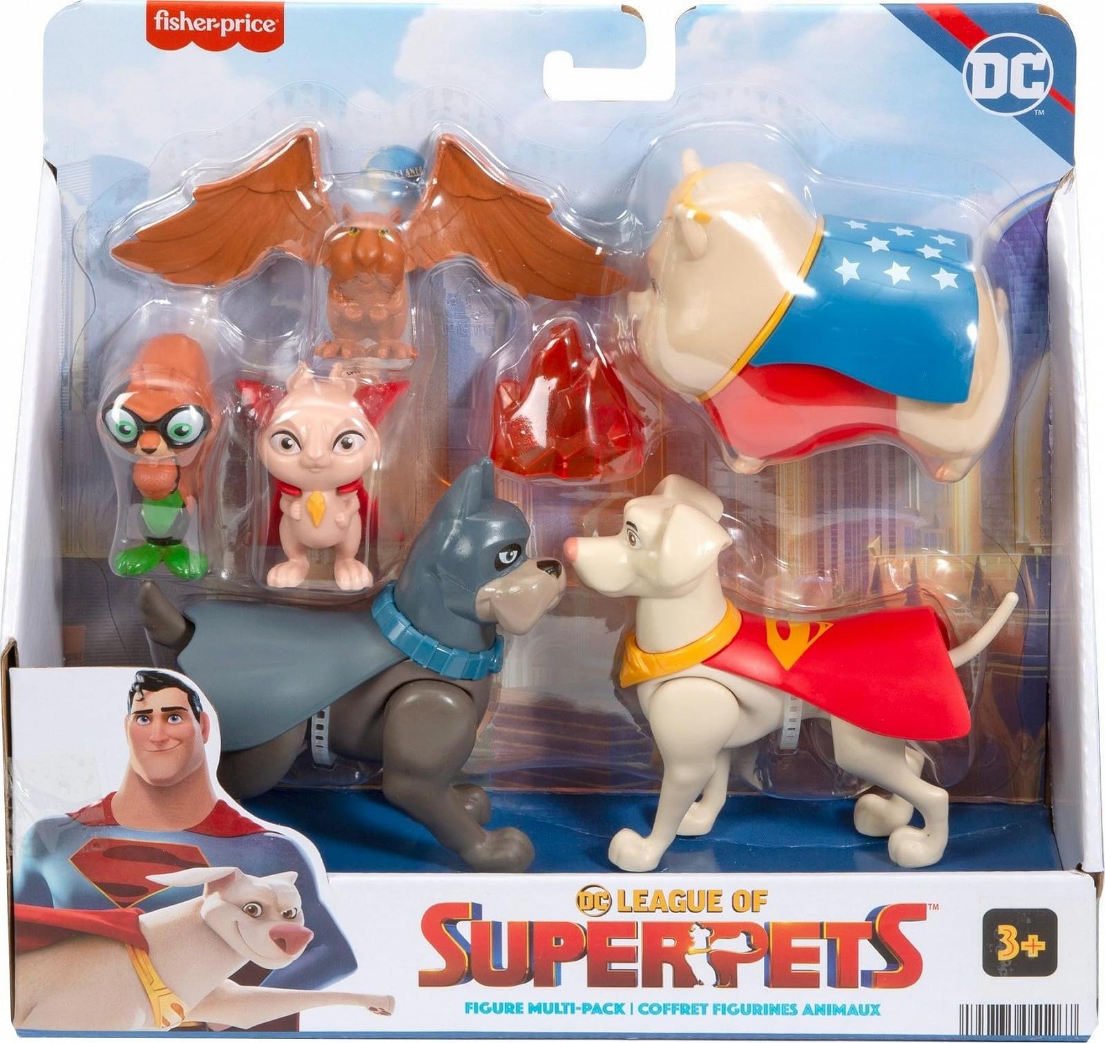 Игровой набор Фигурки Imaginext Price DC Super Pets HGL00 - DC League of Super-Pets 6 фигурок, фото №7