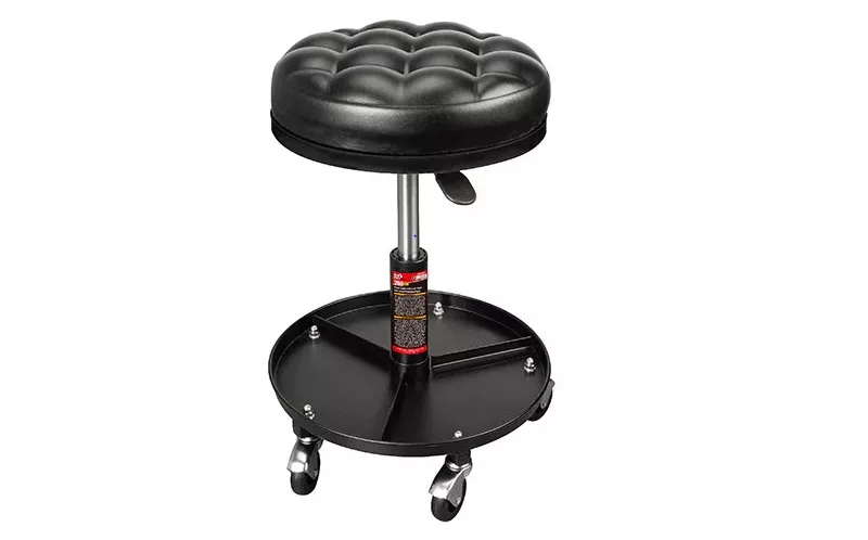 Стул автослесаря регулируемый с инструментальной полкой TR6201A TORIN, фото №1