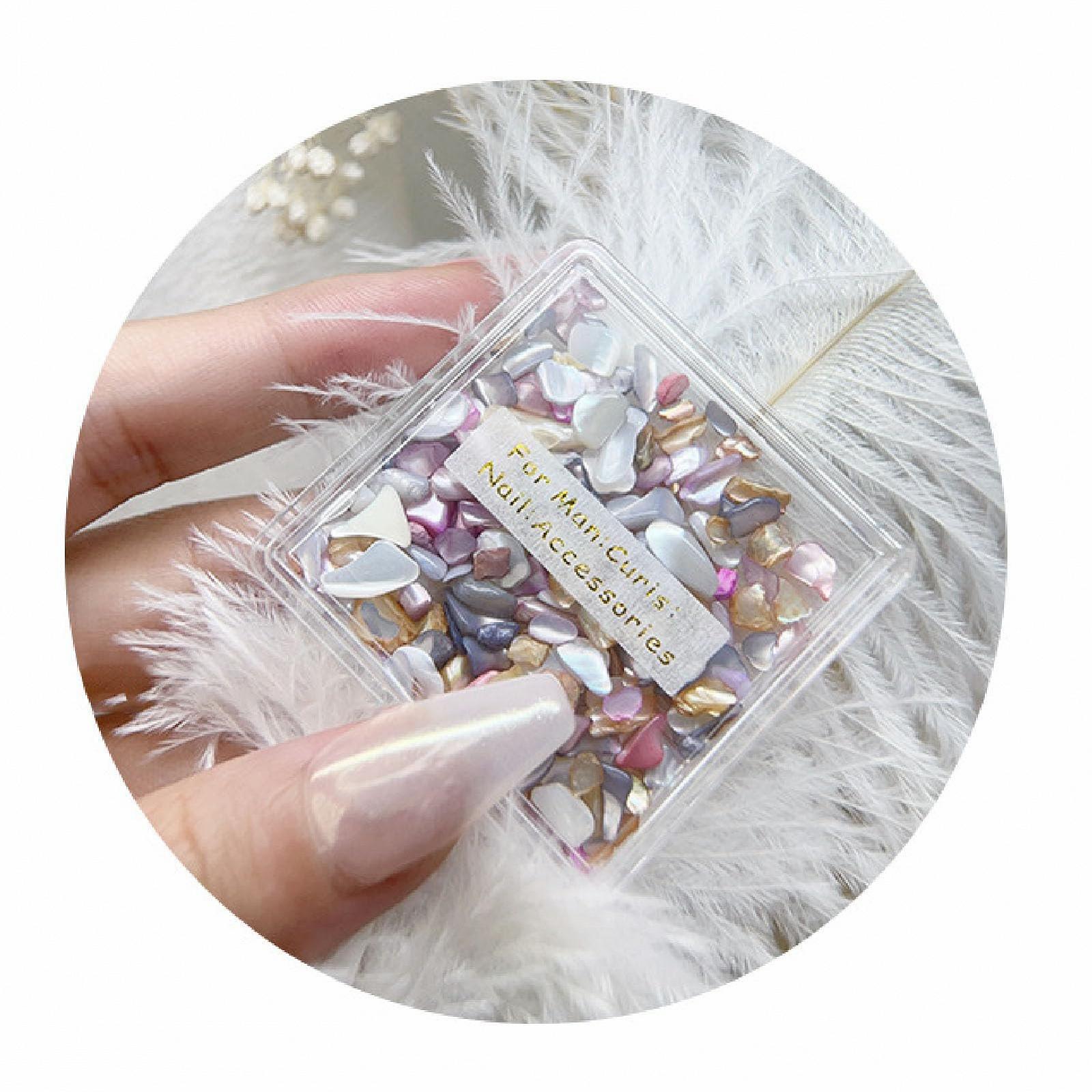 Мушлі для нігтів 2 коробки Aurora Glitter UV Gel DIY, фото №6