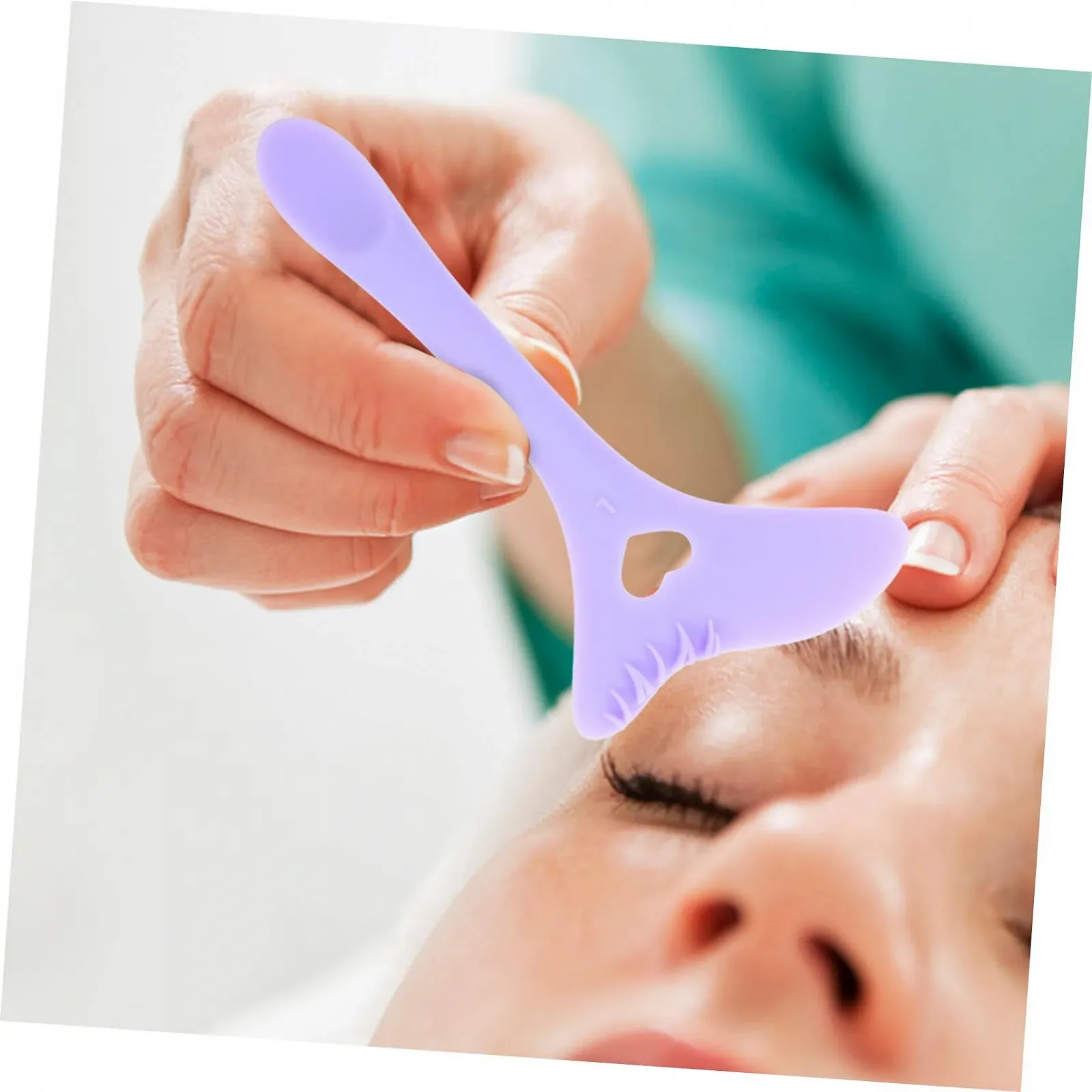 Инструмент для макияжа глаз Силиконовый Защита для ресниц Фиолетовый, фото №6