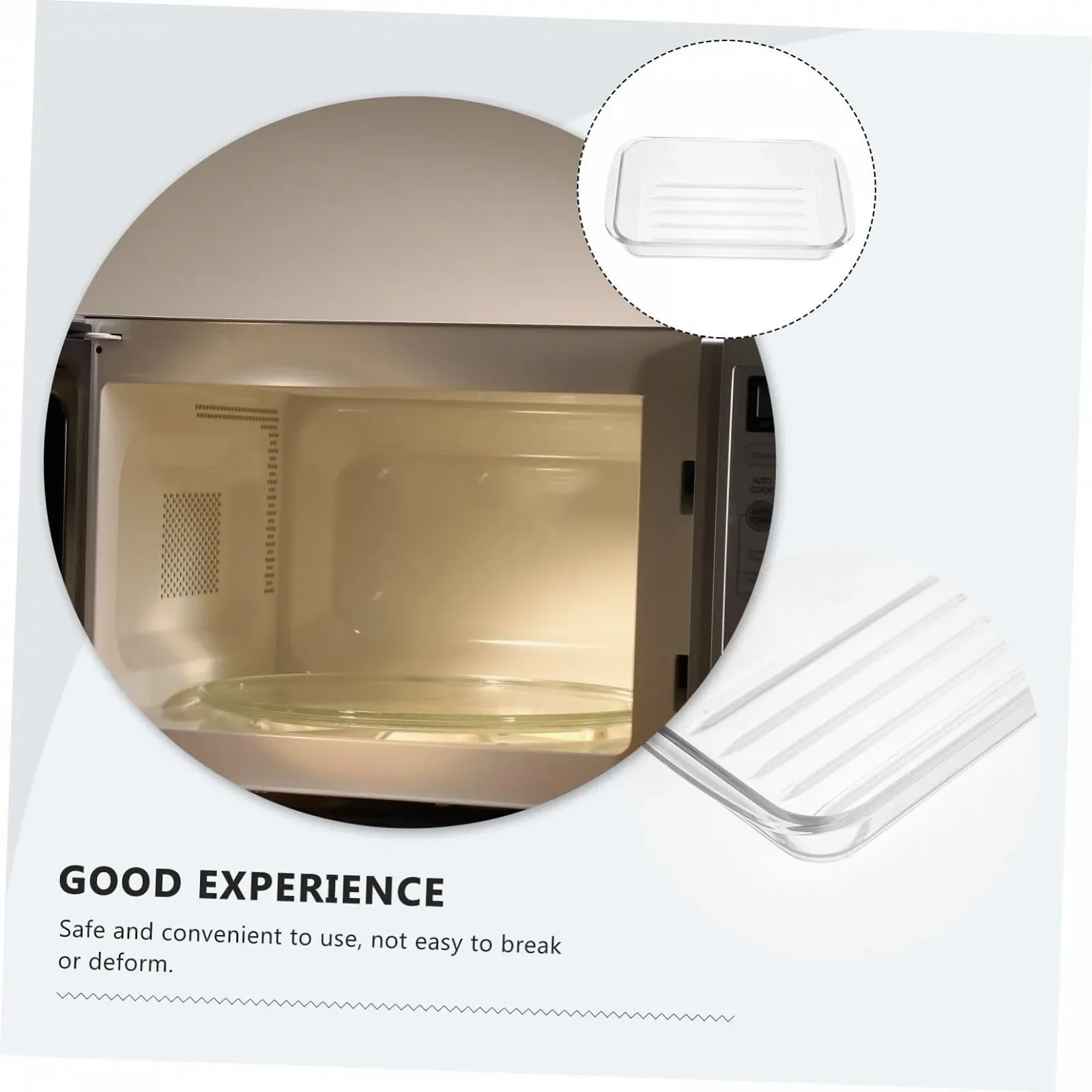 Форма для запікання скляна термостійка з двома ручками велика, фото №6