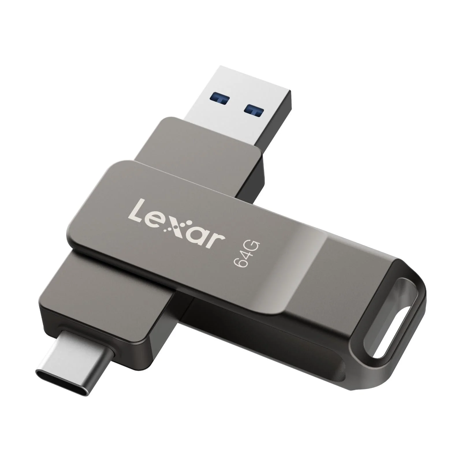 USB-накопичувач Lexar JumpDrive D40E 64GB USB 3.2 Gen 1 Type-C Titanium Grey, фото №1 USB-накопичувач Lexar JumpDrive D40E 64GB USB 3.2 Gen 1 Type-C Titanium Grey, фото №1