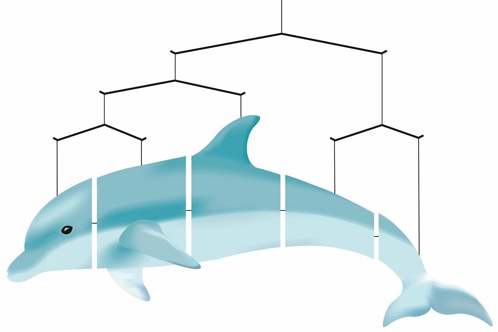 Мобіль Invento Dolphin Hanging Blue, фото №1