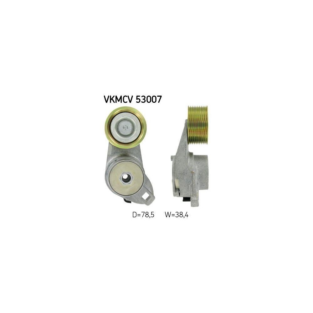 Натяжитель поликлинового ремня SKF VKMCV 53007 для VOLVO правый, фото №1