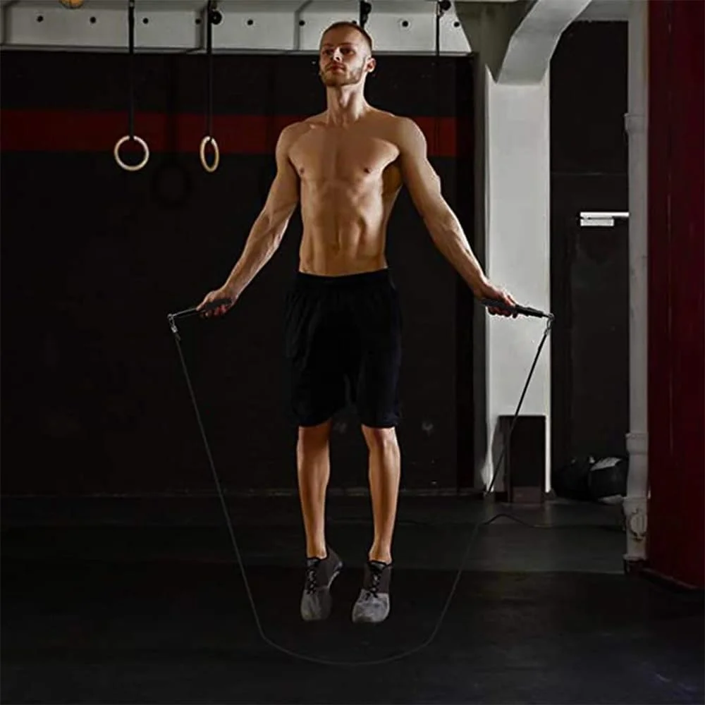 Скакалка професійна для боксу MMA та Crossfit регульована 3 м, фото №3