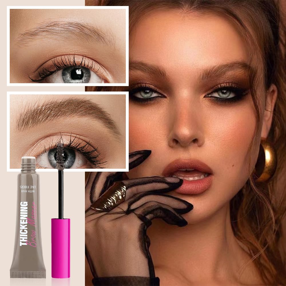 Гель тушь для бровей Quick Тонированный Водостойкий Натуральный (Тауп), фото №5