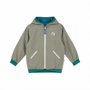 Двусторонняя куртка Finkid MUUTUVA Vetiver/Deep Jungle synthetic.ua - Фото 1