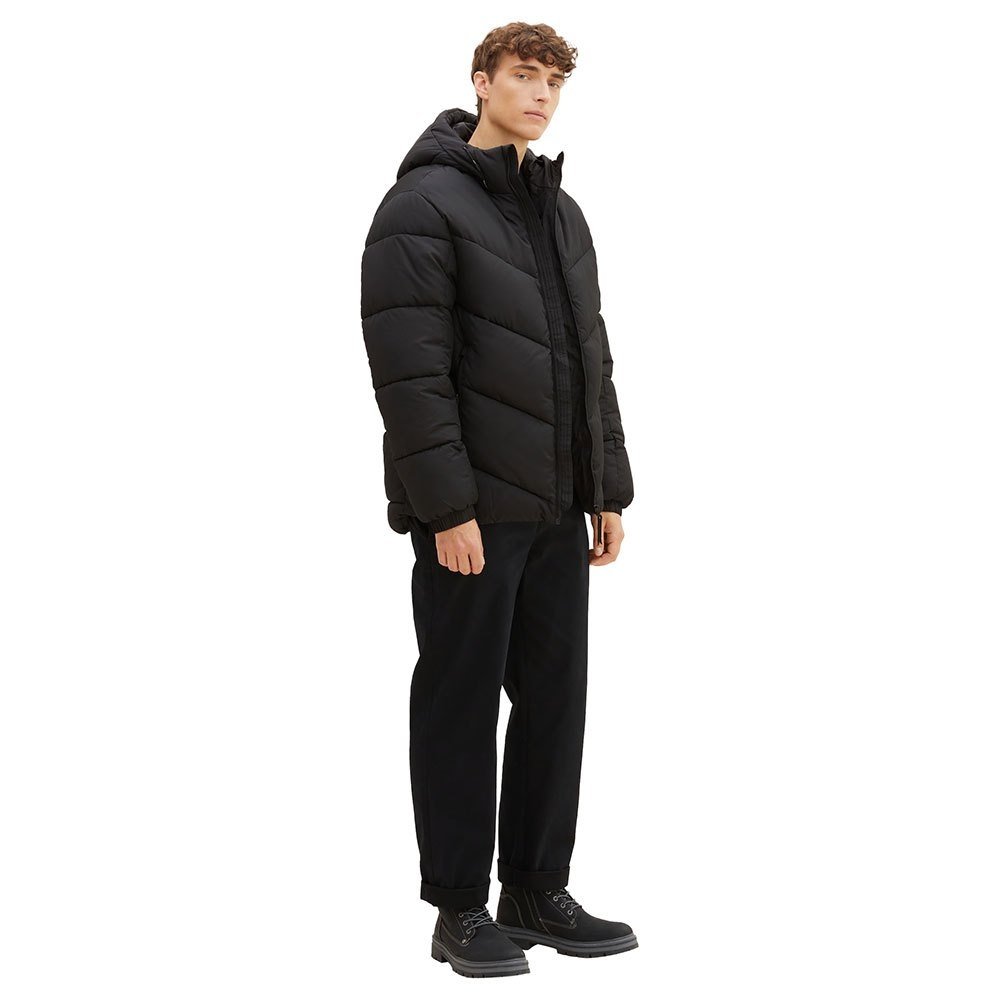 Куртка Tom Tailor Basic puffer jacket 1037386-29999 Чёрный L, фото №3
