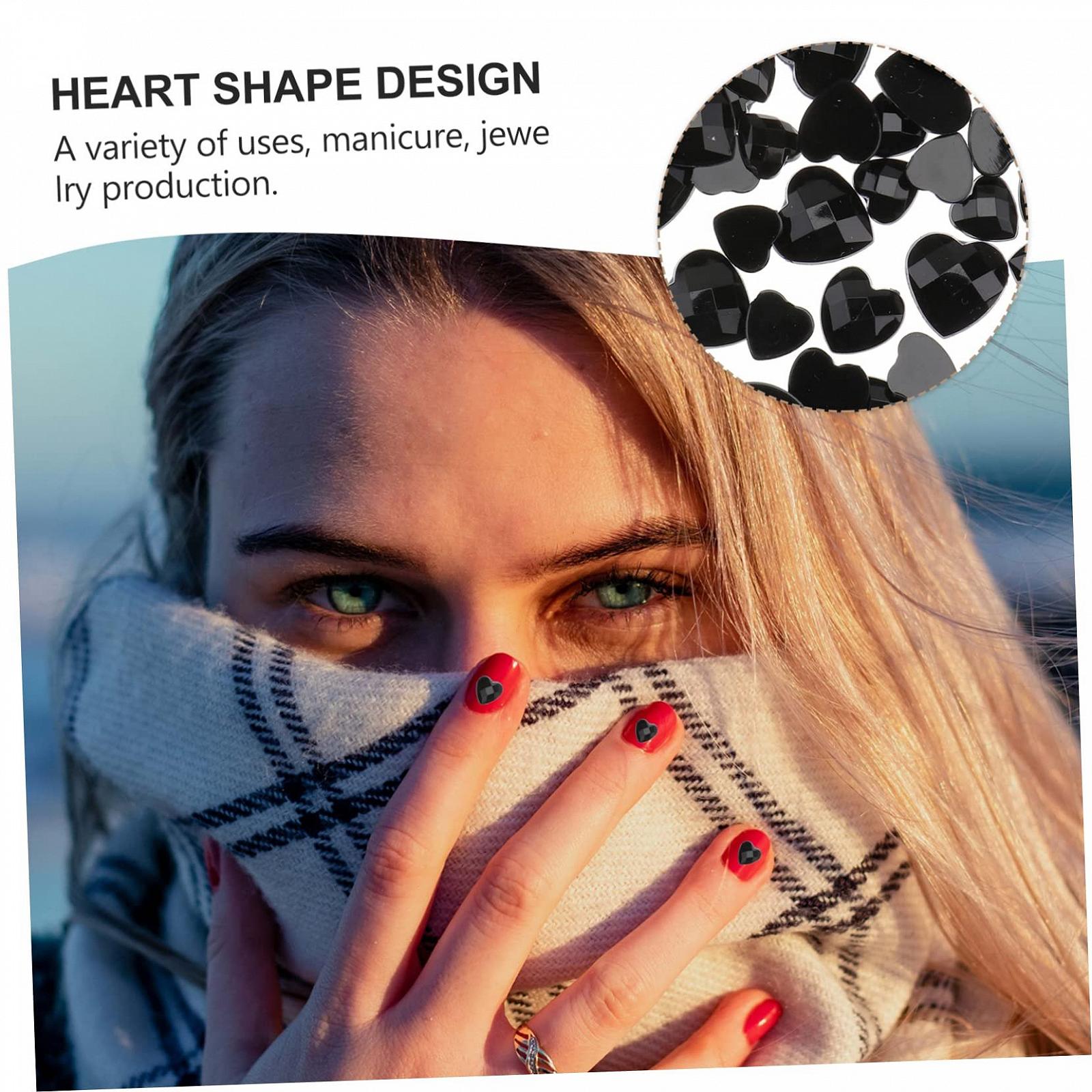 Украшения для ногтей в форме сердца Healvian 3s	Maniküre Charms для творческого дизайна ногтей и персонализированных проектов нейл-арта, фото №4