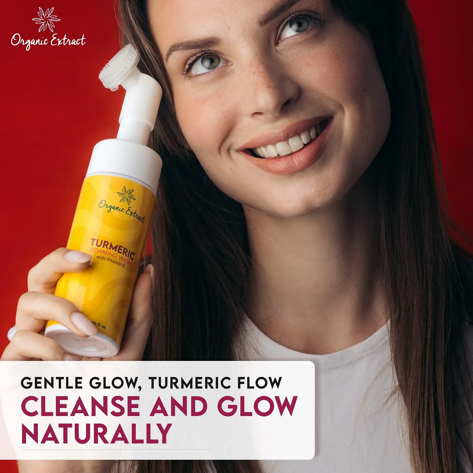 Гель для вмивання Turmeric для відбілювання шкіри обличчя 150 мл Щоденний зволожуючий, фото №2