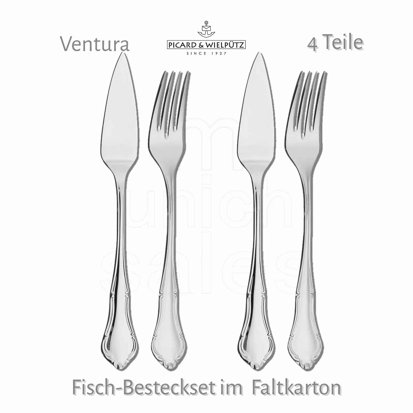 Набор рыбных столовых приборов Picard & Wielpütz Palazzo 6121, 2 пары, фото №2