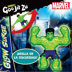 Фигурка Marvel Heroes of Goo Jit Zu Bandai Hulk Светящийся в темноте Разноцветный synthetic.ua - Фото 1