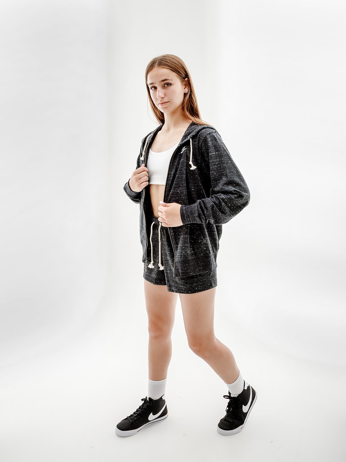 Худи Nike W NSW GYM VNTG GFX EASY PO HD XS, фото №4