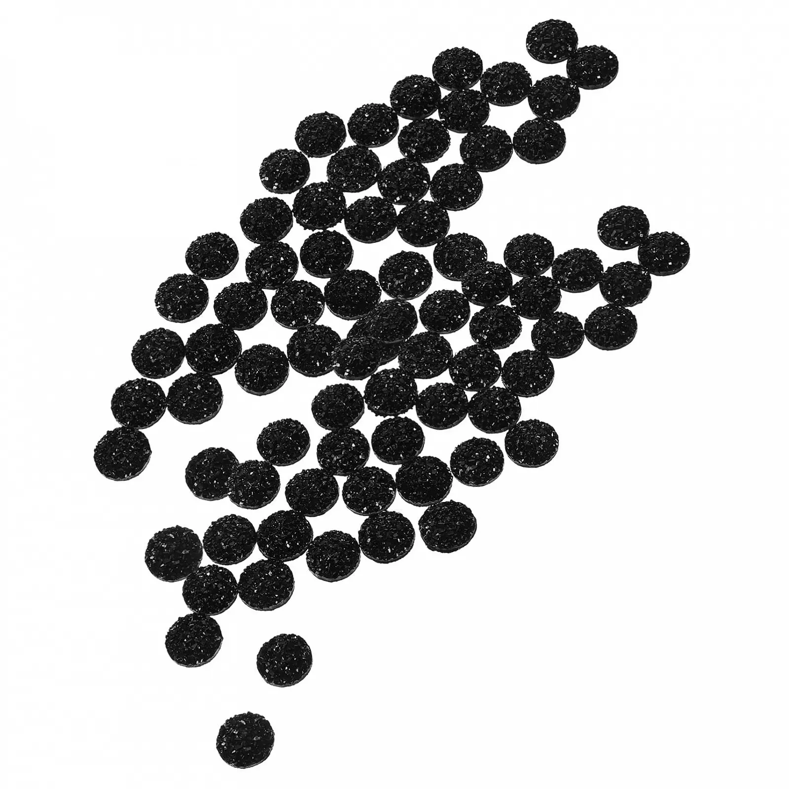 Украшения для ногтей Healeved 3 набора, стразы с плоским основанием, черная смола, 300 шт, фото №7