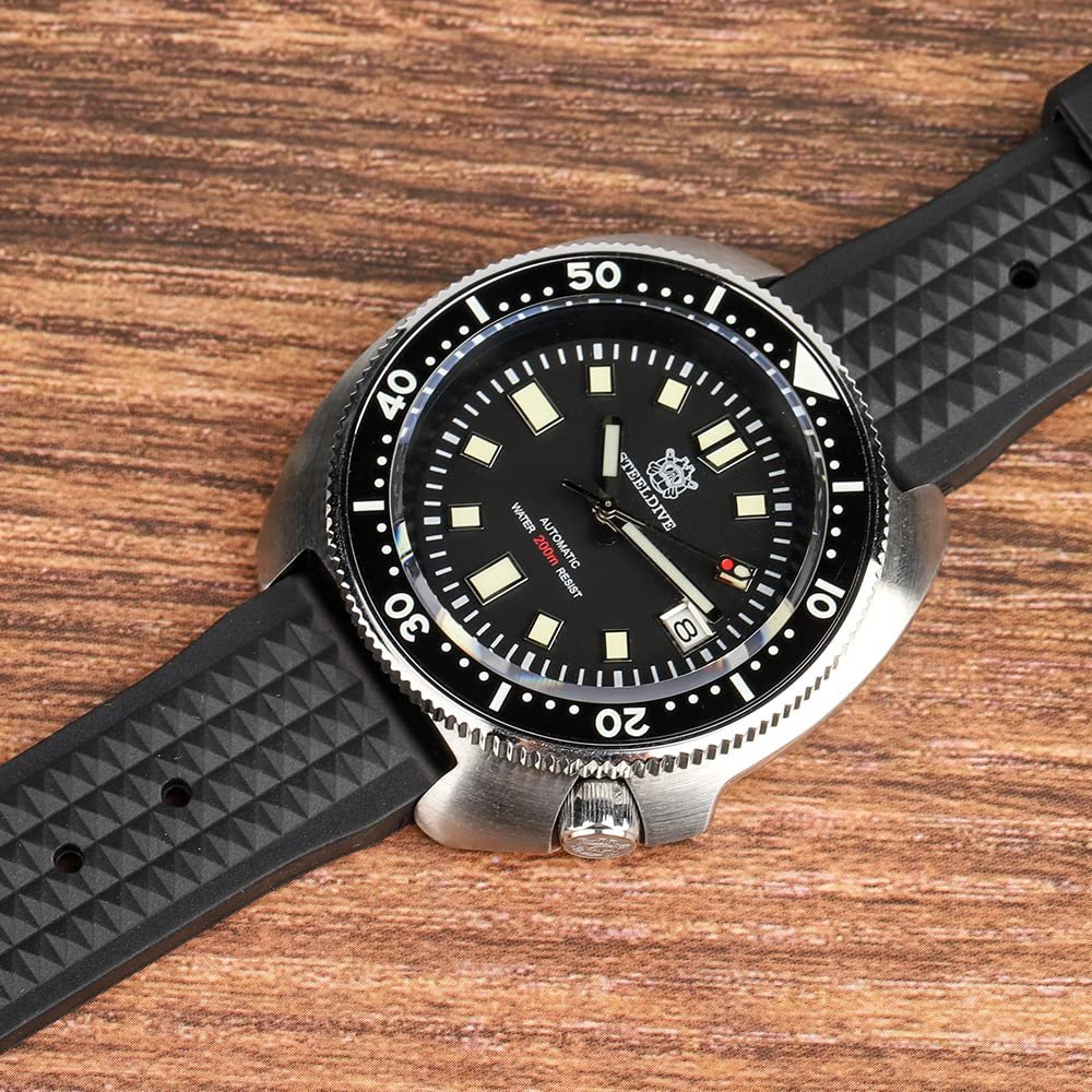 Мужские часы Steeldive Automatic 1970 SD1970 с механизмом NH35, водонепроницаемость 200 м, фото №3