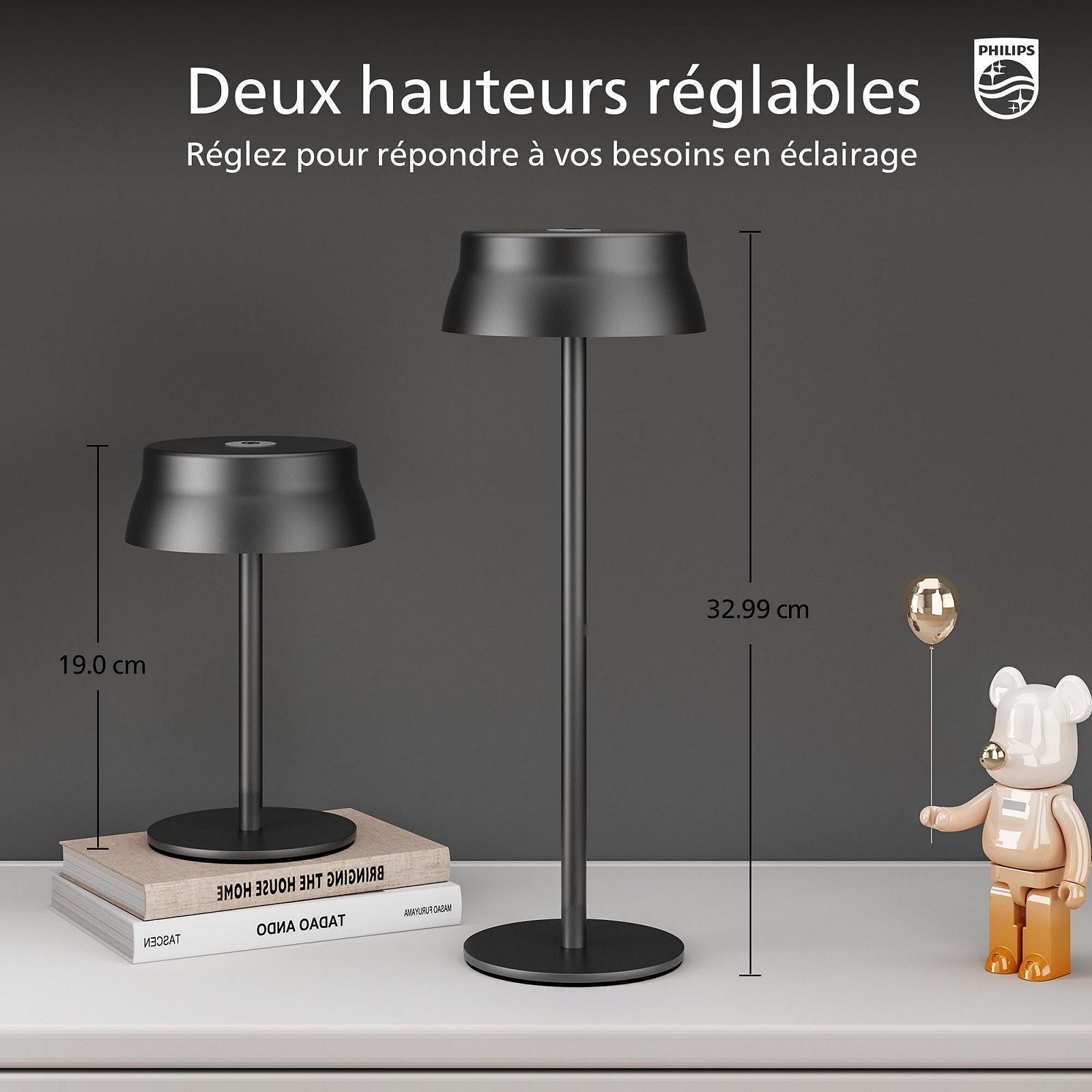 Настільна лампа PHILIPS Wireless Portable LED Rechargeable 3 кольори, фото №4