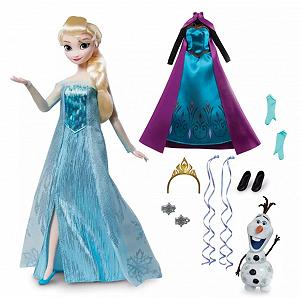 лялька Ельза з додатковою сукнею та аксесуарами Elsa Disney Story Doll – Frozen synthetic.ua - Фото 1