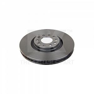 Тормозной диск NK 2047107 для AUDI SEAT SKODA VW передняя ось synthetic.ua - Фото 1