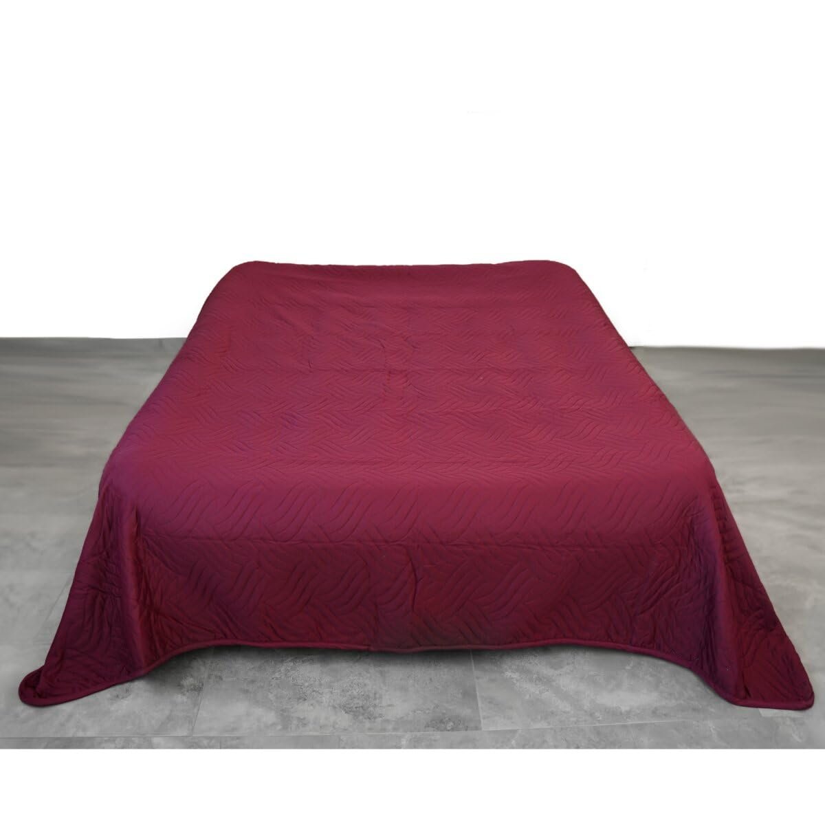 Покривало COFI Однотонне елегантне 1453 240 x 220 см, 100% поліестер, Бордовий, фото №2 Покривало COFI Однотонне елегантне 1453 240 x 220 см, 100% поліестер, Бордовий, фото №2