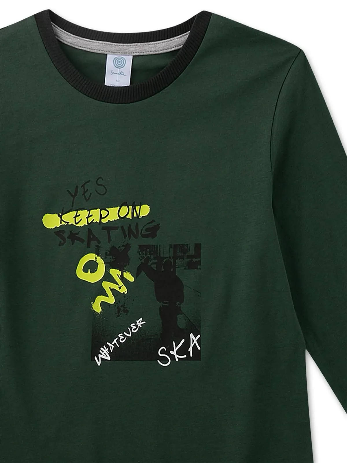 Піжама Sanetta для хлопчиків довга Зелена з бавовни, фото №3 Піжама Sanetta для хлопчиків довга Зелена з бавовни, фото №3