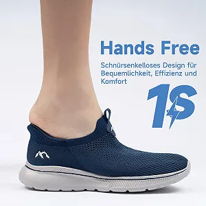 Чоловічі сліпони Кросівки ODCKOI Легкі дихаючі спортивні Кросівки без шнурків Сітка Повсякденні зручні сліпони synthetic.ua - Фото 1