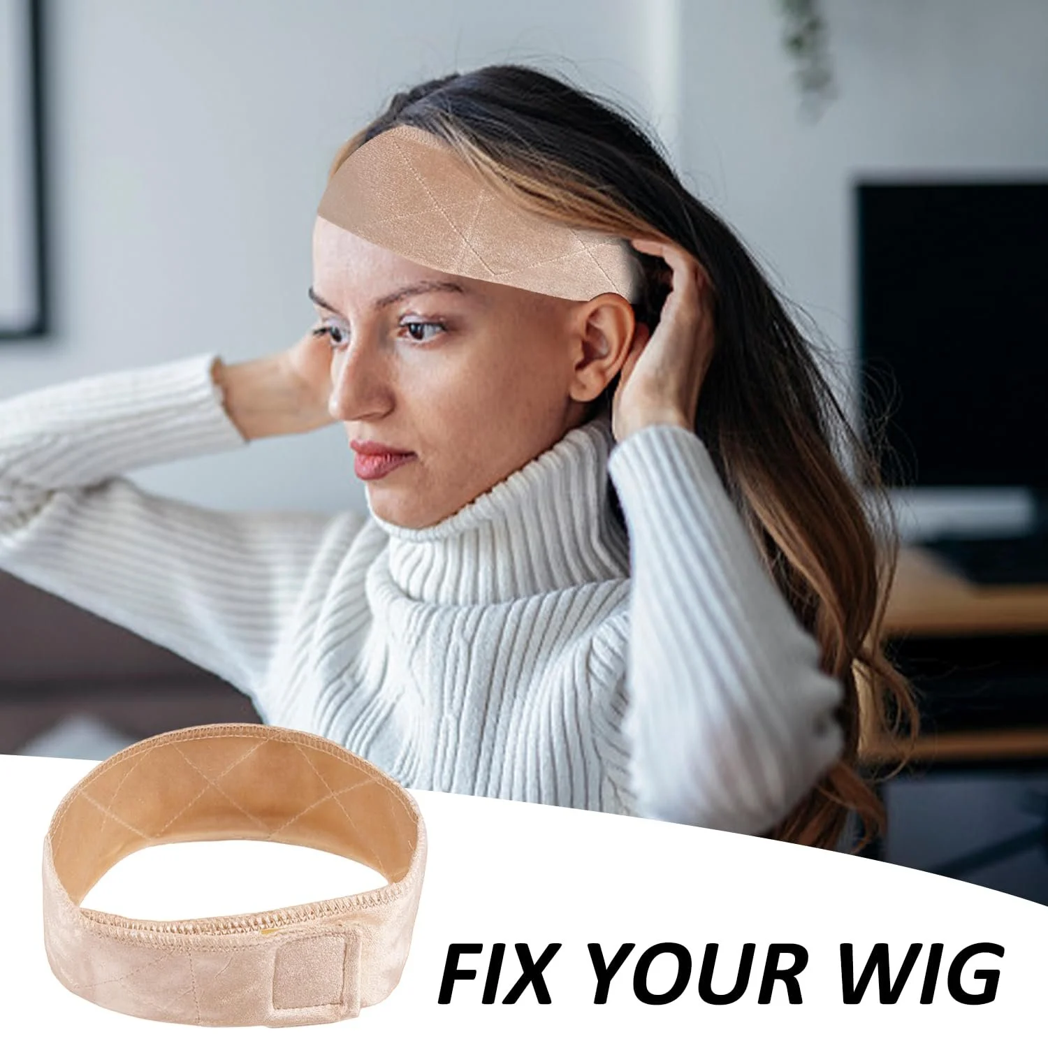 Пов'язка на голову Оксамитова Регульована, фото №5