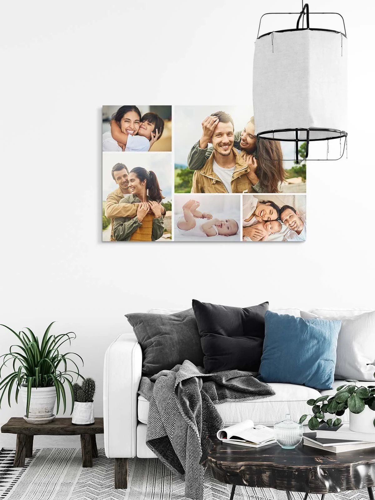 Картина на полотні Paul Sinus Колаж Індивідуальний друк фотографій на замовлення на дерев'яній рамі 2 см, фото №4