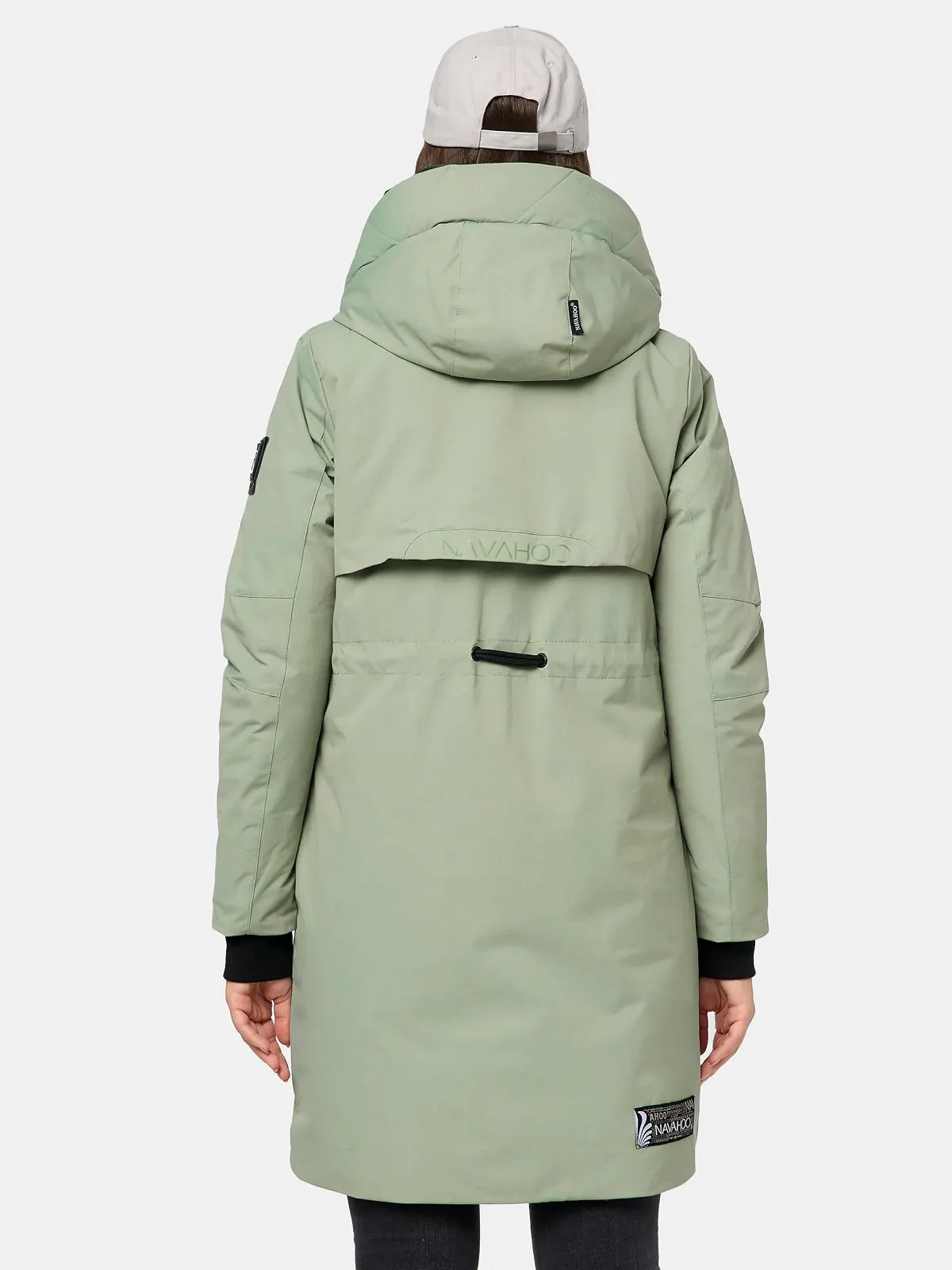 Куртка Navahoo Snowelf Женская Длинная Теплая Зимняя Стеганая с Капюшоном и Магнитными Элементами, фото №6