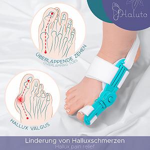 Шина Hallux Valgus HALUTO Регульована для правої або лівої ноги synthetic.ua - Фото 1