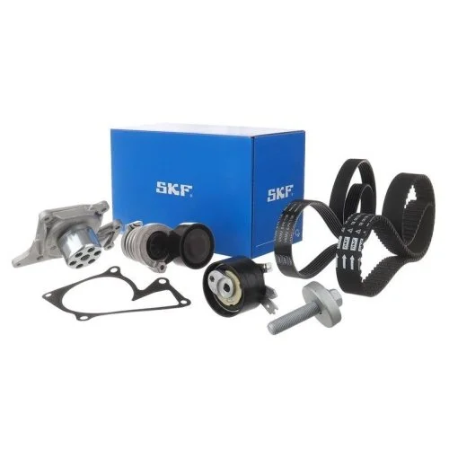 Водяний насос + комплект ременя ГРМ SKF VKMC 16001 для AUDI BMW FIAT LANCIA NISSAN, фото №2