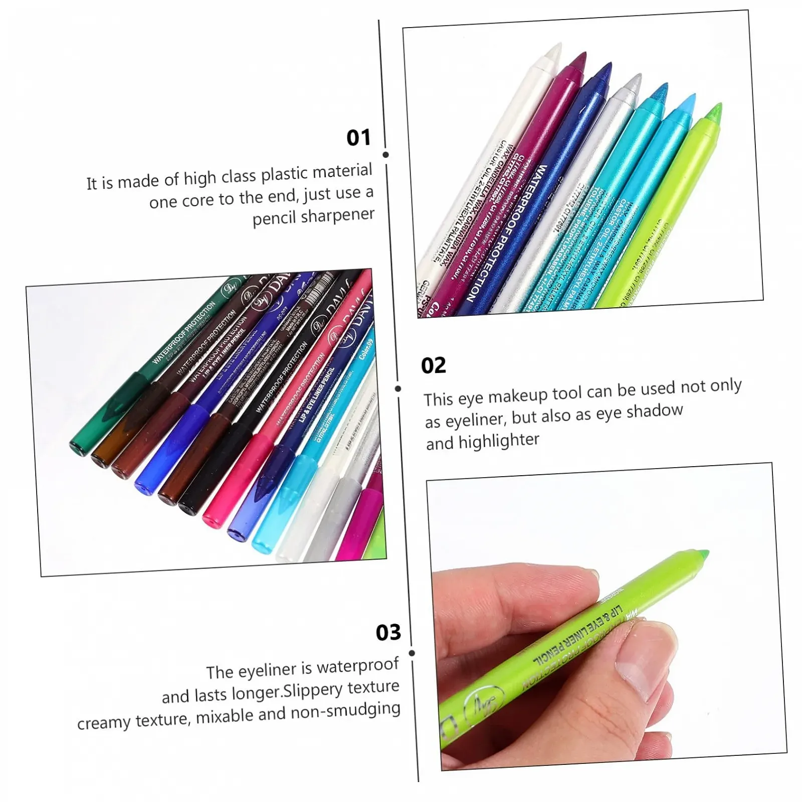 Олівець Angoily Водостійкий Не розмазується, фото №6 Олівець Angoily Водостійкий Не розмазується, фото №6